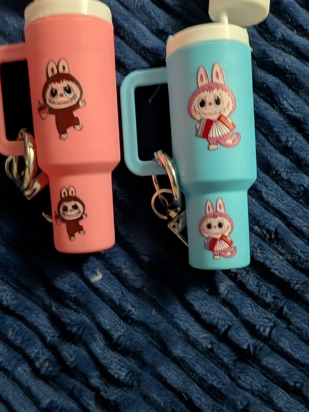 🦋 You Pick 1 Labubu Tumbler Keychain